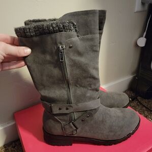 Grey Boots